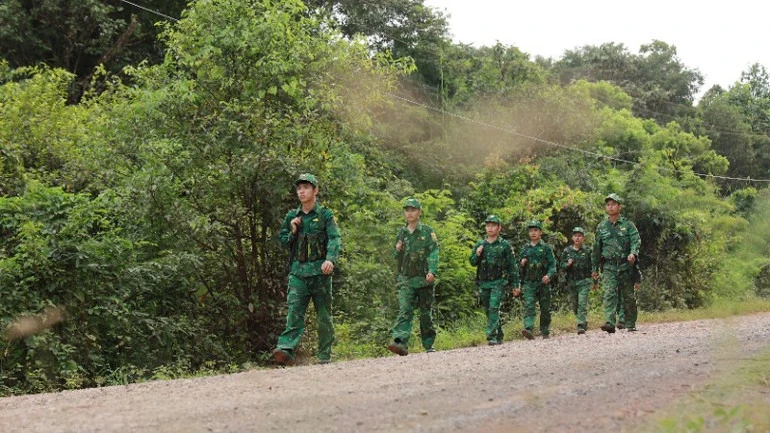 Các đơn vị Biên phòng trên tuyến biên giới Đắk Lắk trước ngày bầu cử sớm