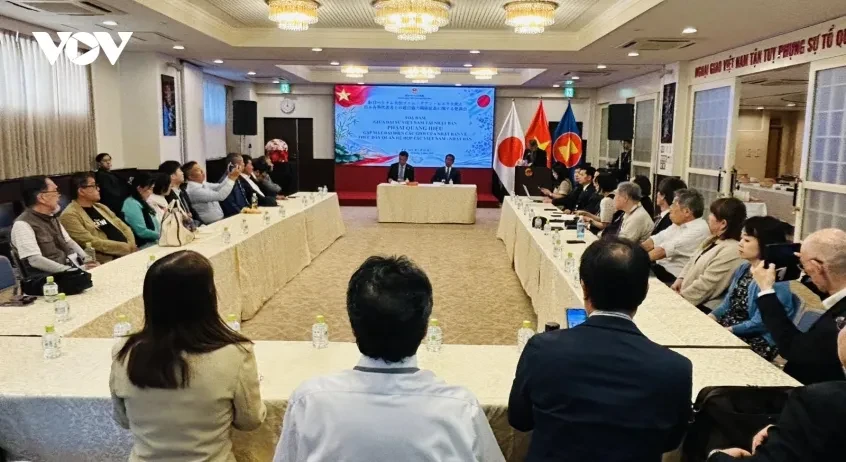 Các giới của Nhật Bản quan tâm sâu sắc tới việc thúc đẩy hợp tác với Việt Nam Các giới của Nhật Bản quan tâm sâu sắc tới việc thúc đẩy hợp tác với Việt Nam