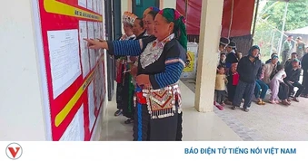 Các khu vực bầu cử sớm ở Nghệ An có 99,62% cử tri bỏ phiếu
