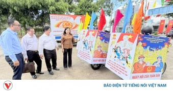 Cần Thơ cờ hoa rực rỡ sẵn sàng cho ngày hội non sông 15/3