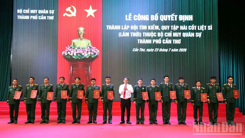 Cần Thơ kiện toàn lực lượng chuyên trách, tăng tốc Chiến dịch 500 ngày đêm tìm kiếm hài cốt liệt sĩ Cần Thơ kiện toàn lực lượng chuyên trách, tăng tốc Chiến dịch 500 ngày đêm tìm kiếm hài cốt liệt sĩ
