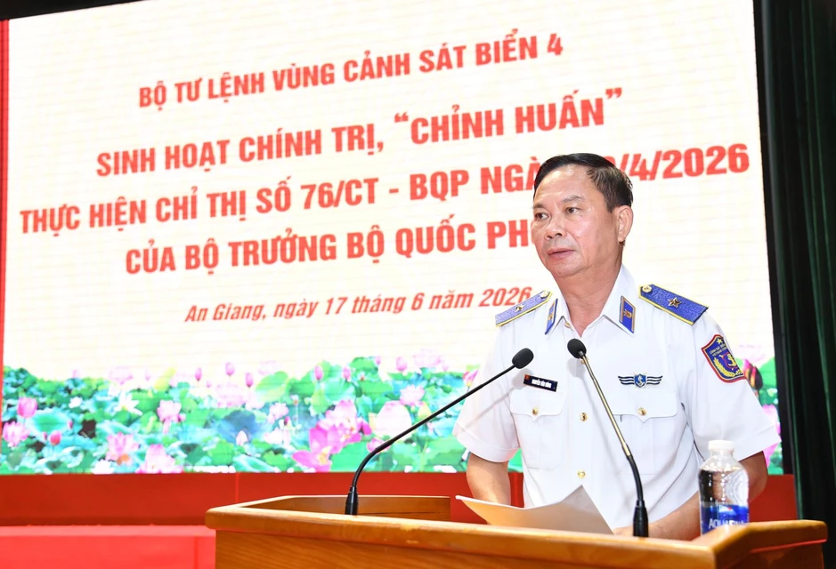Cảnh sát biển quán triệt, thực hiện nghiêm Chỉ thị 76 của Bộ trưởng Bộ Quốc phòng Cảnh sát biển quán triệt, thực hiện nghiêm Chỉ thị 76 của Bộ trưởng Bộ Quốc phòng