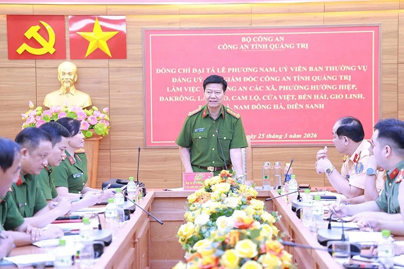 Cảnh sát Quản lý hành chính về trật tự xã hội Quảng Trị nỗ lực hết mình trong kỷ nguyên mới Cảnh sát Quản lý hành chính về trật tự xã hội Quảng Trị nỗ lực hết mình trong kỷ nguyên mới