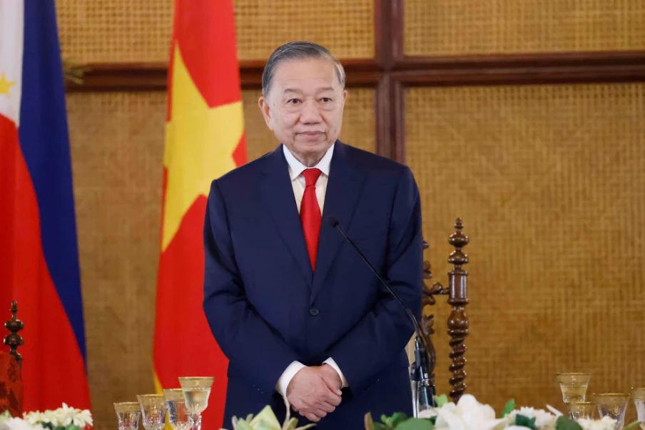 Chiêu đãi chào mừng Tổng Bí thư, Chủ tịch nước Tô Lâm và Phu nhân thăm cấp Nhà nước tới Philippines