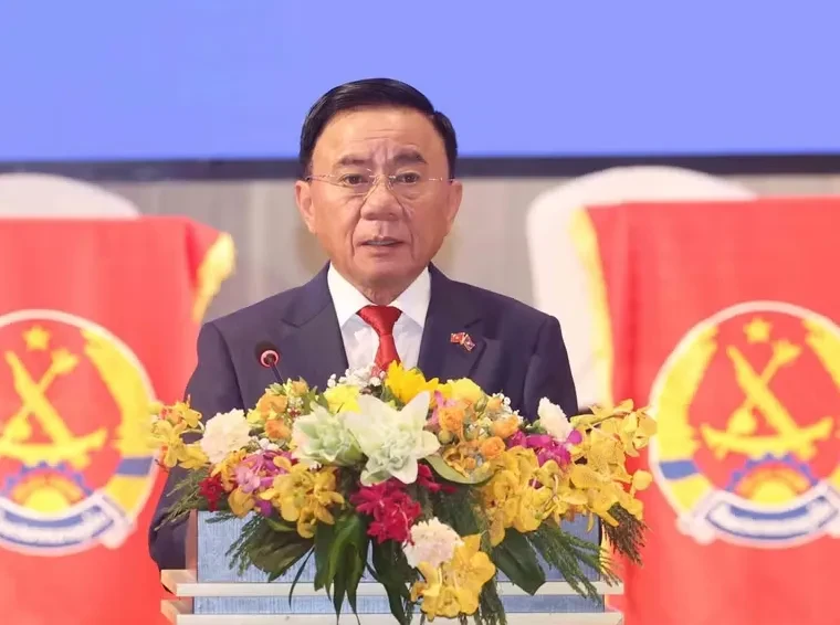 Chiêu đãi trọng thể chào mừng Thường trực Ban Bí thư Trần Cẩm Tú cùng Đoàn Việt Nam