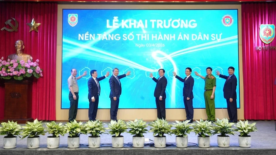 Chính thức vận hành nền tảng số Thi hành án dân sự Chính thức vận hành nền tảng số Thi hành án dân sự