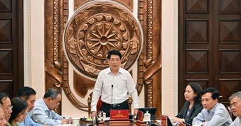Chủ tịch nước Lương Cường chủ trì giao ban thường kỳ với Văn phòng Chủ tịch nước