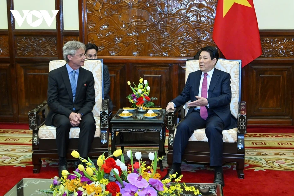Chủ tịch nước Lương Cường tiếp đại sứ các nước trình Quốc thư Chủ tịch nước Lương Cường tiếp đại sứ các nước trình Quốc thư