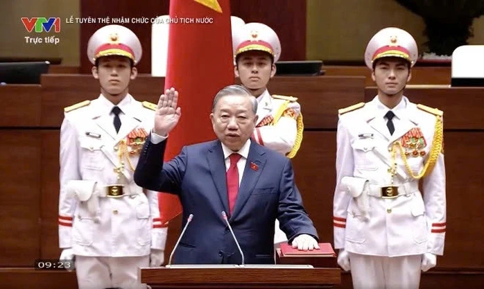 Chủ tịch nước Tô Lâm tuyên thệ nhậm chức Chủ tịch nước Tô Lâm tuyên thệ nhậm chức