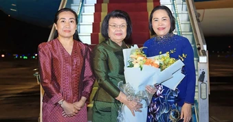 Chủ tịch Quốc hội Campuchia Samdech Khuon Sudary thăm chính thức Việt Nam