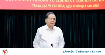 Chủ tịch Quốc hội chủ trì Hội nghị công bố kiểm tra với Ban Thường vụ TP.HCM