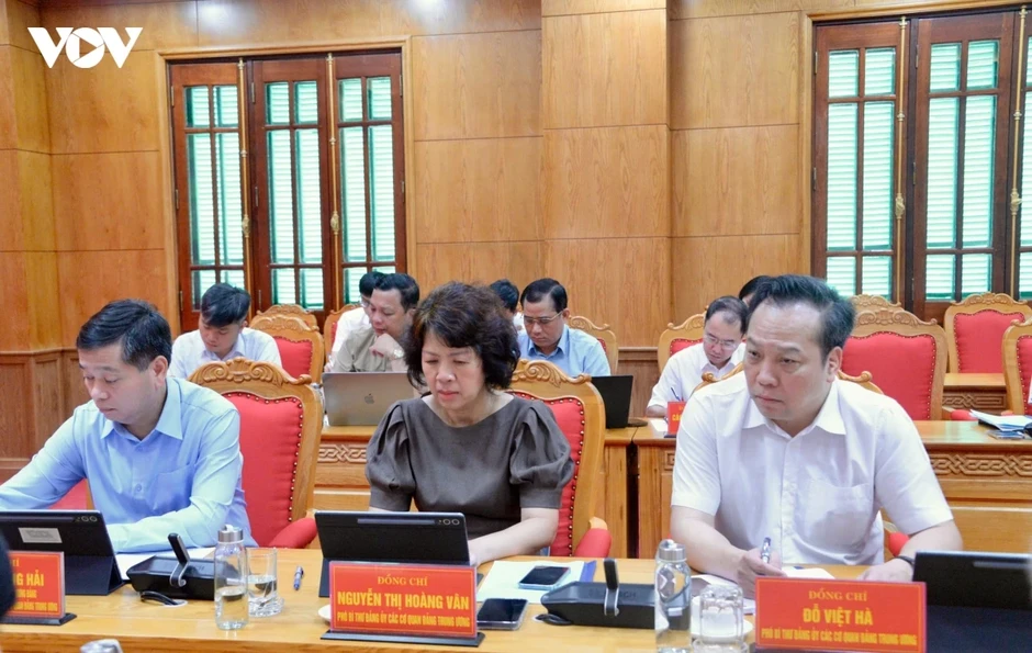 Chủ tịch Quốc hội chủ trì hội nghị kiểm tra Đảng ủy cơ quan Trung ương Chủ tịch Quốc hội chủ trì hội nghị kiểm tra Đảng ủy cơ quan Trung ương