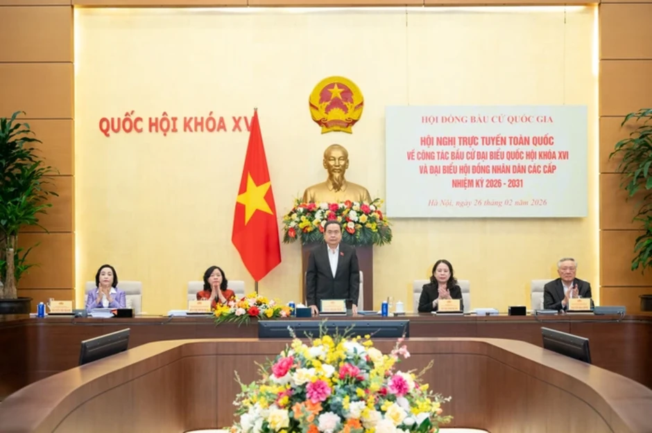 Chủ tịch Quốc hội chủ trì Hội nghị trực tuyến toàn quốc triển khai công tác bầu cử