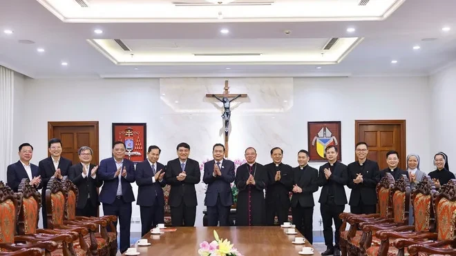 Chủ tịch Quốc hội: Đảng, Nhà nước đánh giá cao đóng góp của đồng bào Công giáo
