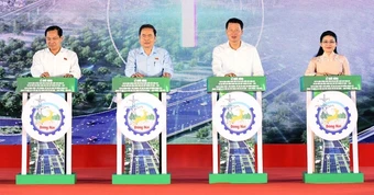 Chủ tịch Quốc hội dự lễ khởi động dự án kết nối cao tốc TPHCM - Long Thành - Dầu Giây