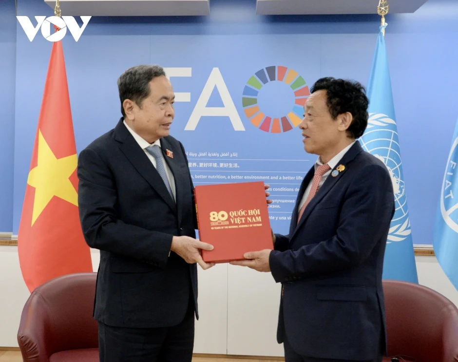Chủ tịch Quốc hội gặp Tổng Giám đốc FAO Chủ tịch Quốc hội gặp Tổng Giám đốc FAO