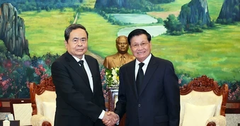 Chủ tịch Quốc hội hội kiến Tổng Bí thư, Chủ tịch nước Lào Thongloun Sisoulith