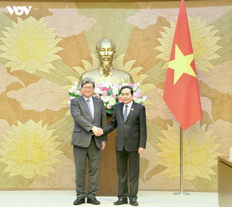 Chủ tịch Quốc hội tiếp Quyền Tổng Thư ký Đảng Dân chủ tự do Nhật Bản Chủ tịch Quốc hội tiếp Quyền Tổng Thư ký Đảng Dân chủ tự do Nhật Bản