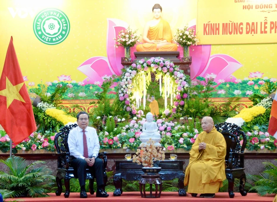 Chủ tịch Quốc hội Trần Thanh Mẫn chúc mừng Đại lễ Phật đản tại TP. Hồ Chí Minh Chủ tịch Quốc hội Trần Thanh Mẫn chúc mừng Đại lễ Phật đản tại TP. Hồ Chí Minh
