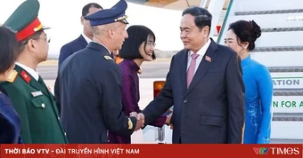 Chủ tịch Quốc hội Trần Thanh Mẫn đến thủ đô Rome, bắt đầu thăm chính thức Cộng hòa Italy