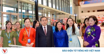 Chủ tịch Quốc hội Trần Thanh Mẫn dự Đại hội Đại biểu Phụ nữ toàn quốc lần thứ XIV