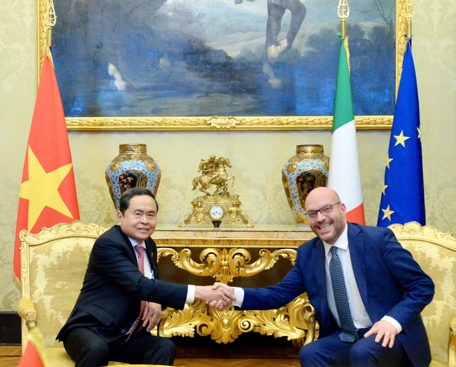 Chủ tịch Quốc hội Trần Thanh Mẫn hội đàm Chủ tịch Hạ viện Italia Lorenzo Fontana Chủ tịch Quốc hội Trần Thanh Mẫn hội đàm Chủ tịch Hạ viện Italia Lorenzo Fontana