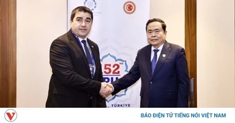 Chủ tịch Quốc hội Trần Thanh Mẫn hội kiến Chủ tịch Quốc hội Grudia