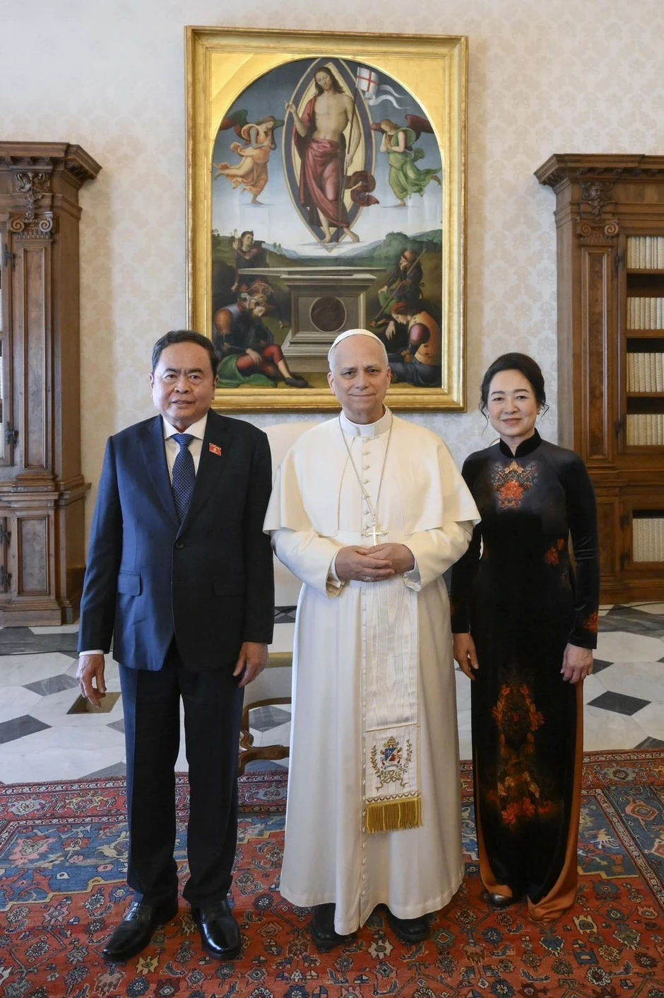 Chủ tịch Quốc hội Trần Thanh Mẫn hội kiến Giáo hoàng tòa thánh Vatican LEO XIV Chủ tịch Quốc hội Trần Thanh Mẫn hội kiến Giáo hoàng tòa thánh Vatican LEO XIV