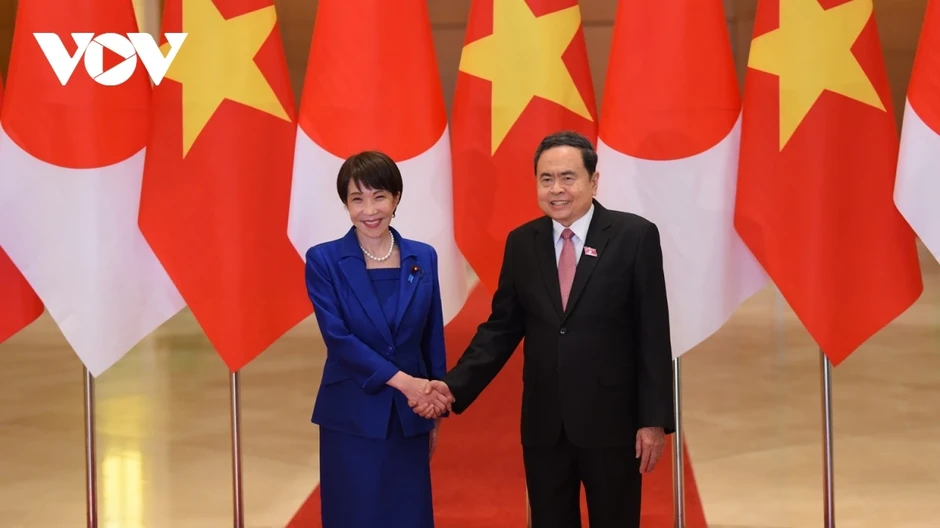 Chủ tịch Quốc hội Trần Thanh Mẫn hội kiến Thủ tướng Nhật Bản Takaichi Sanae Chủ tịch Quốc hội Trần Thanh Mẫn hội kiến Thủ tướng Nhật Bản Takaichi Sanae