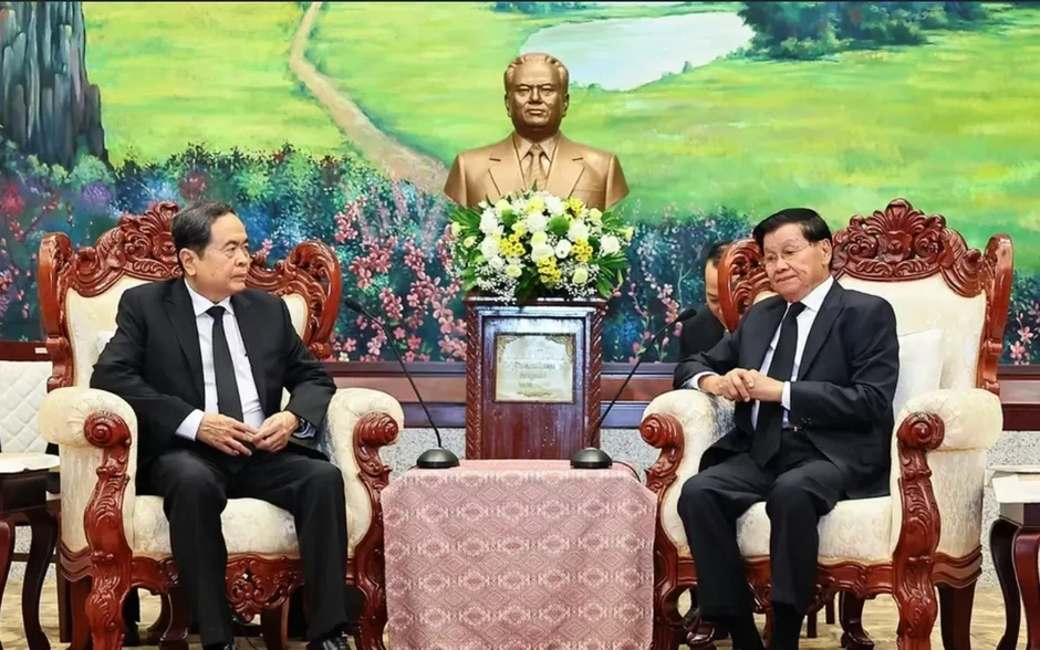 Chủ tịch Quốc hội Trần Thanh Mẫn hội kiến Tổng Bí thư, Chủ tịch nước Lào Thongloun Sisoulith Chủ tịch Quốc hội Trần Thanh Mẫn hội kiến Tổng Bí thư, Chủ tịch nước Lào Thongloun Sisoulith