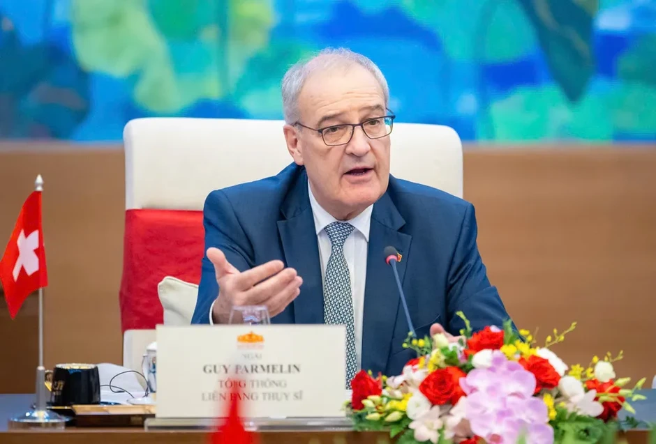 Chủ tịch Quốc hội Trần Thanh Mẫn hội kiến Tổng thống Liên bang Thụy Sĩ Guy Parmelin Chủ tịch Quốc hội Trần Thanh Mẫn hội kiến Tổng thống Liên bang Thụy Sĩ Guy Parmelin