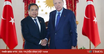 Chủ tịch Quốc hội Trần Thanh Mẫn hội kiến Tổng thống Thổ Nhĩ Kỳ