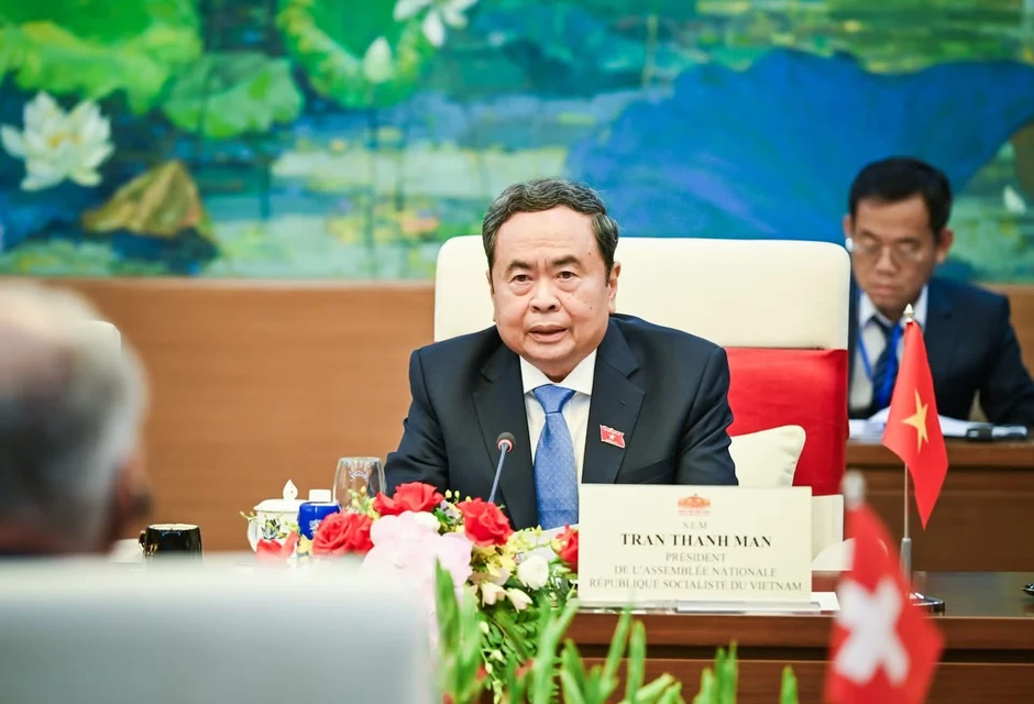 Chủ tịch Quốc hội Trần Thanh Mẫn hội kiến Tổng thống Thụy Sĩ Guy Parmelin Chủ tịch Quốc hội Trần Thanh Mẫn hội kiến Tổng thống Thụy Sĩ Guy Parmelin