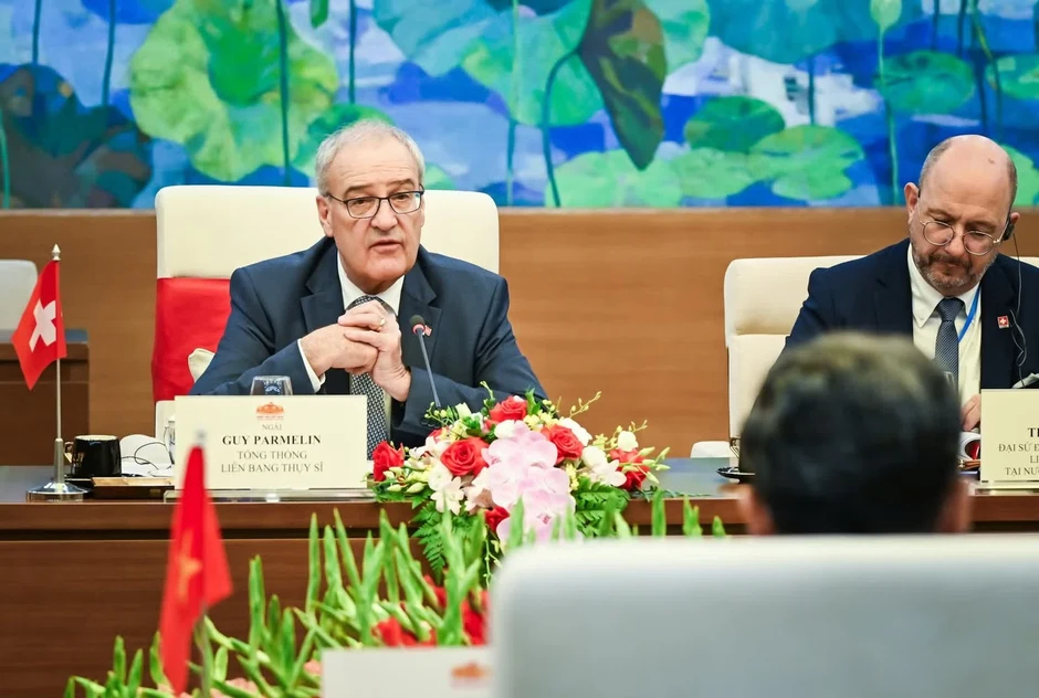Chủ tịch Quốc hội Trần Thanh Mẫn hội kiến Tổng thống Thụy Sĩ Guy Parmelin Chủ tịch Quốc hội Trần Thanh Mẫn hội kiến Tổng thống Thụy Sĩ Guy Parmelin