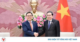 Chủ tịch Quốc hội Trần Thanh Mẫn tiếp Đại sứ Hàn Quốc tại Việt Nam