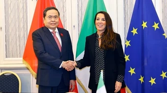 Chủ tịch Quốc hội Trần Thanh Mẫn tiếp Phó Chủ tịch Thượng viện Italia Licia Ronzulli