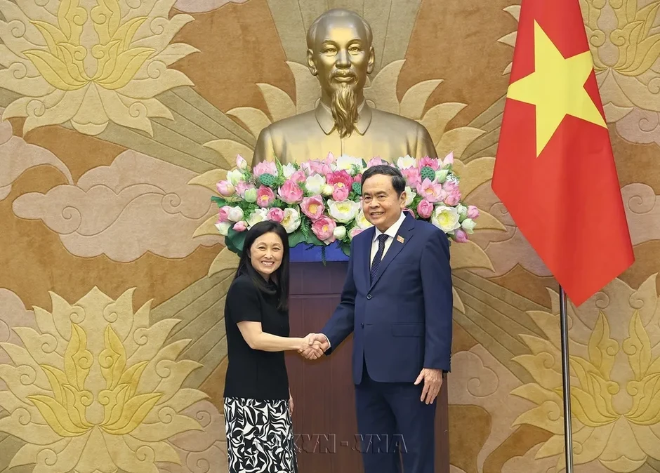 Chủ tịch Quốc hội Trần Thanh Mẫn tiếp tân Đại sứ Hoa Kỳ tại Việt Nam