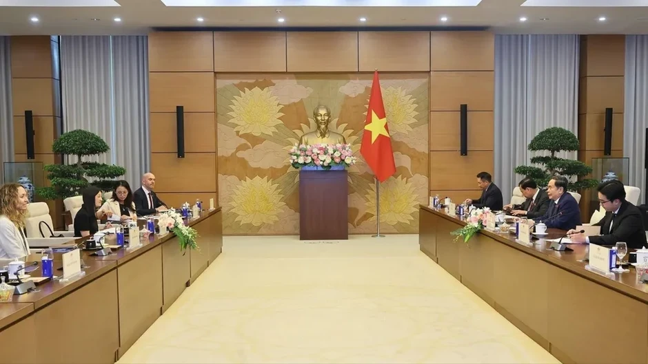 Chủ tịch Quốc hội Trần Thanh Mẫn tiếp tân Đại sứ Hoa Kỳ tại Việt Nam