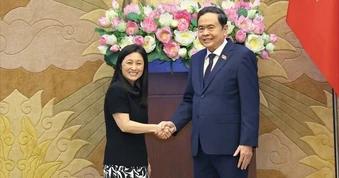 Chủ tịch Quốc hội Trần Thanh Mẫn tiếp tân Đại sứ Hoa Kỳ tại Việt Nam