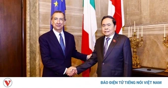 Chủ tịch Quốc hội Trần Thanh Mẫn tiếp Thị trưởng Thành phố Milan Giuseppe Sala