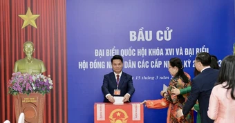 Chủ tịch UBND TP Hải Phòng trúng cử đại biểu HĐND với tỷ lệ phiếu bầu 99,88%