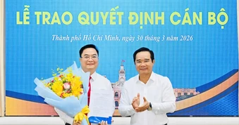 Chủ tịch UBND TPHCM trao quyết định bổ nhiệm Giám đốc Sở Tài chính