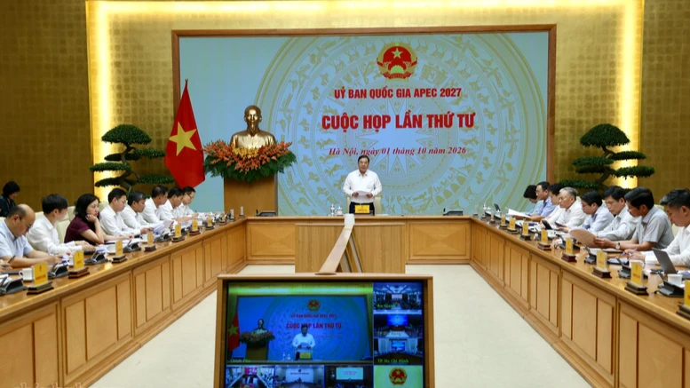 Chuẩn bị Năm APEC 2027 toàn diện, bài bản, đồng bộ ở mức cao nhất Chuẩn bị Năm APEC 2027 toàn diện, bài bản, đồng bộ ở mức cao nhất
