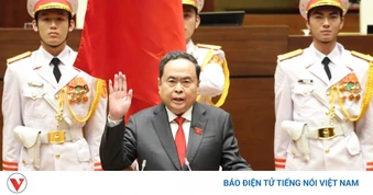 Chùm ảnh: Chủ tịch Quốc hội Trần Thanh Mẫn tuyên thệ nhậm chức