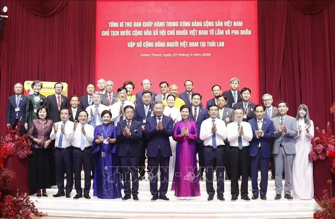 Chùm ảnh Tổng Bí thư, Chủ tịch nước Tô Lâm gặp gỡ cộng đồng người Việt Nam tại Thái Lan Chùm ảnh Tổng Bí thư, Chủ tịch nước Tô Lâm gặp gỡ cộng đồng người Việt Nam tại Thái Lan