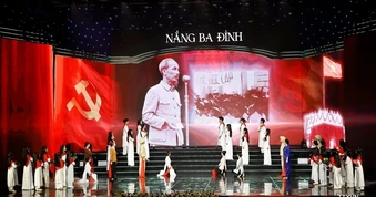Chương trình nghệ thuật chính luận "Nắng Ba Đình" với nhiều nội dung ấn tượng đặc sắc