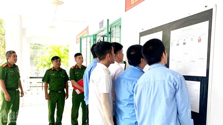 Cơ sở cai nghiện ma túy số 1 tỉnh An Giang bảo đảm quyền công dân trong ngày bầu cử Cơ sở cai nghiện ma túy số 1 tỉnh An Giang bảo đảm quyền công dân trong ngày bầu cử