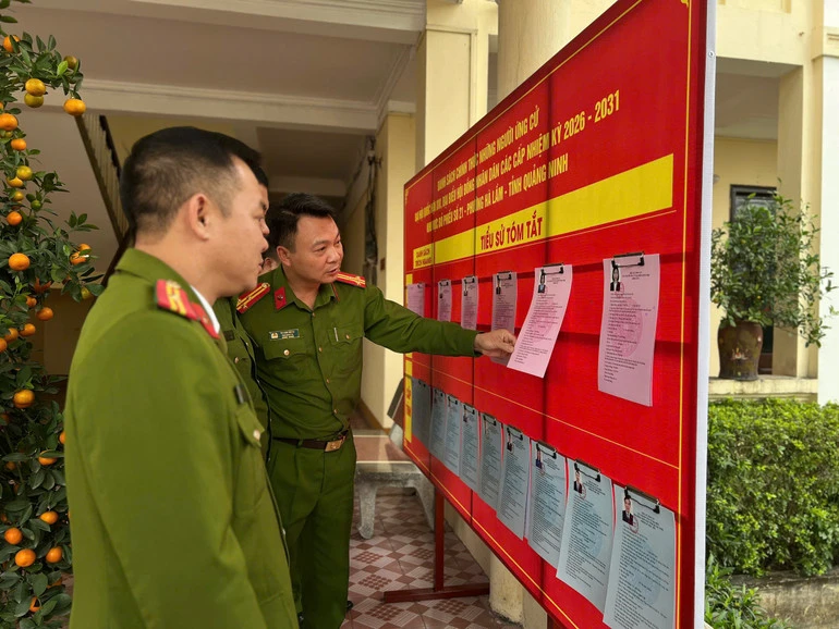 Công an Quảng Ninh tăng cường bảo đảm an ninh, an toàn phục vụ bầu cử
