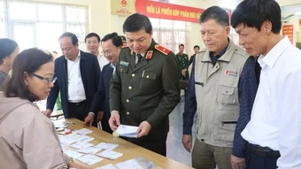 Công an Quảng Ninh tăng cường bảo đảm an ninh, an toàn phục vụ bầu cử