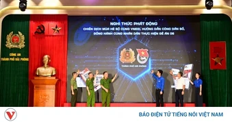 Công an thành phố và Thành đoàn Hải Phòng ra quân Chiến dịch mùa hè số cùng VNeID